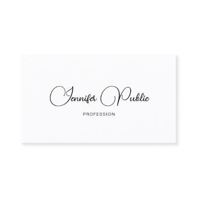 Personalized Simple Modern Template Typography