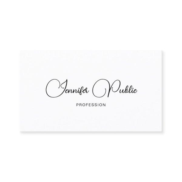 Personalized Simple Modern Template Typography