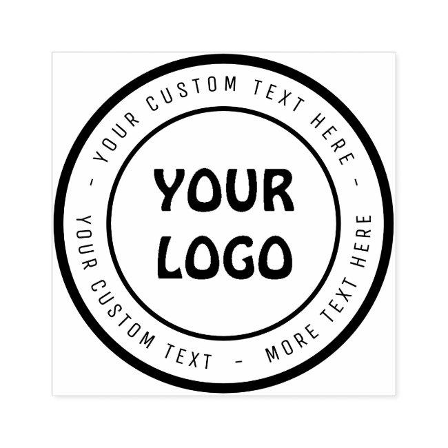 Personalized Your Logo Rubber Stamp