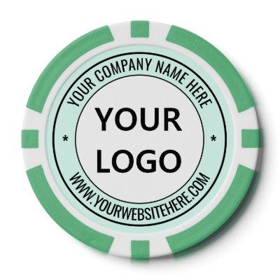 Personalized Your Logo Text Company Poker Chips