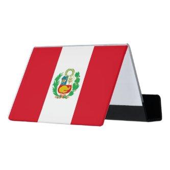 Peruvian flag desk  holder