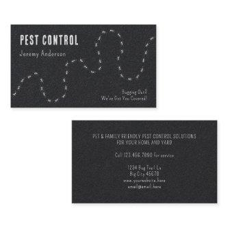 Pest Control Ants Bugs Modern Minimal Black