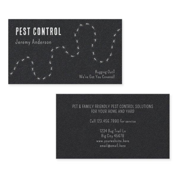 Pest Control Ants Bugs Modern Minimal Black