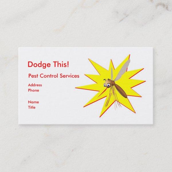 Pest Control - Yellow Spark and Funny Mosquito