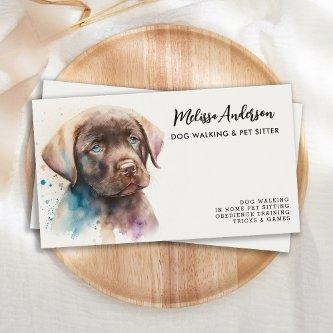 Pet Care Dog Labrador Retriever Watercolor Art