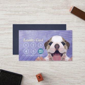 Pet Care Sitting Bathing & Grooming Loyalty Punch