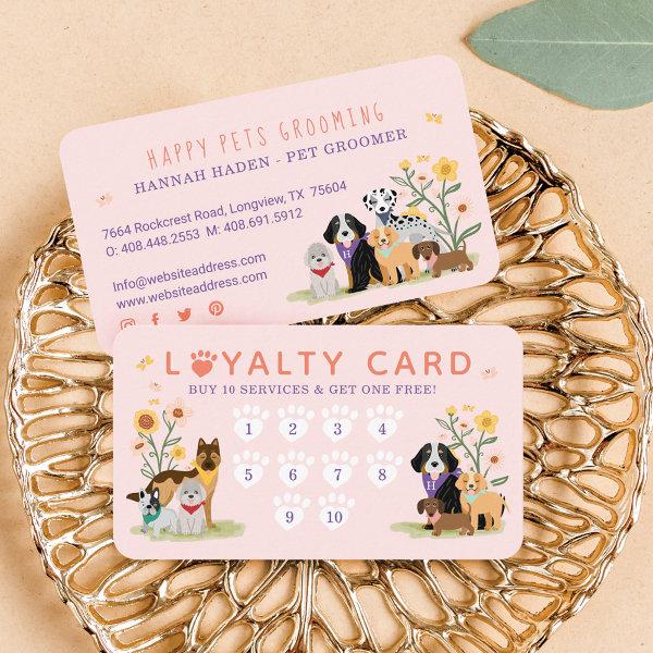 Pet Family Pet Care & Grooming Paw Print Loyalty