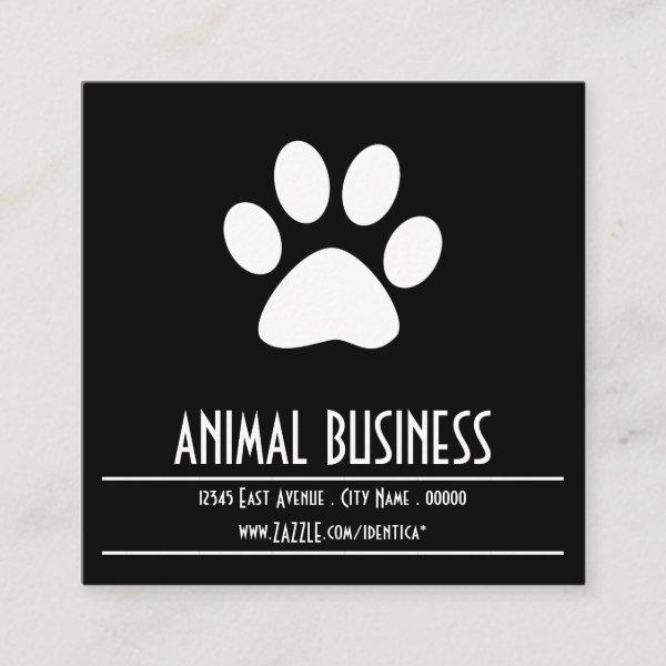 pet paw instagram appointment card