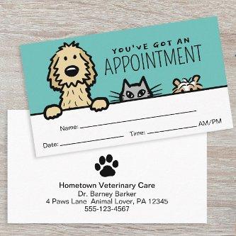 Pet Service Dog Cat Guinea Pig Funny Appointment