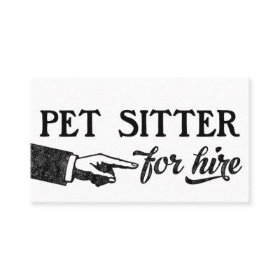 Pet Sitter  - Cool Vintage
