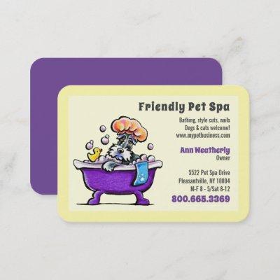 Pet Spa Dog Grooming Schnauzer Bath YW