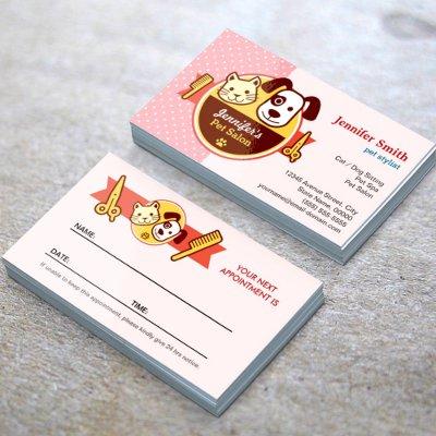 Pet Spa Salon - Appointment Card