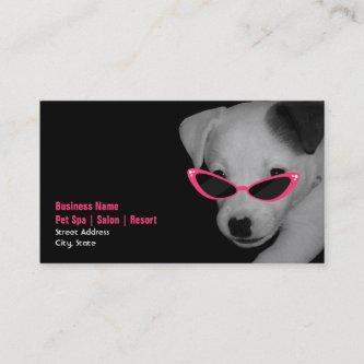 Pet Spa Salon - Dog With Pink Sunglasses