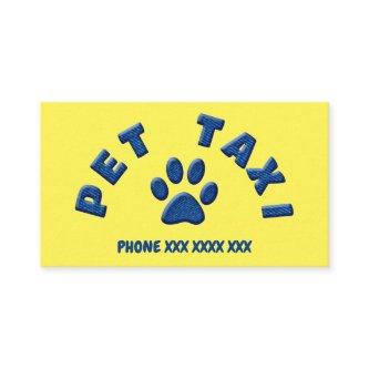 pet taxi denim