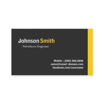 Petroleum Engineer - Modern Minimalist Amber