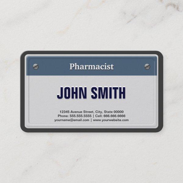 Pharmacist Cool Car License Plate