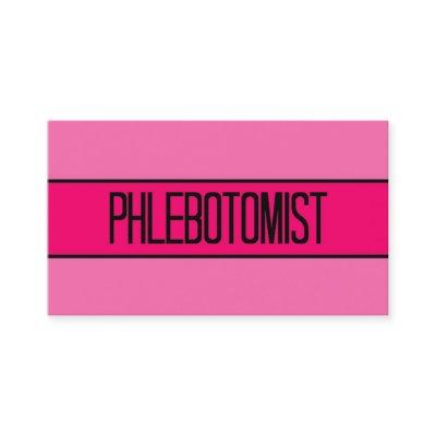 Phelbotomist Baby and Hot Pink