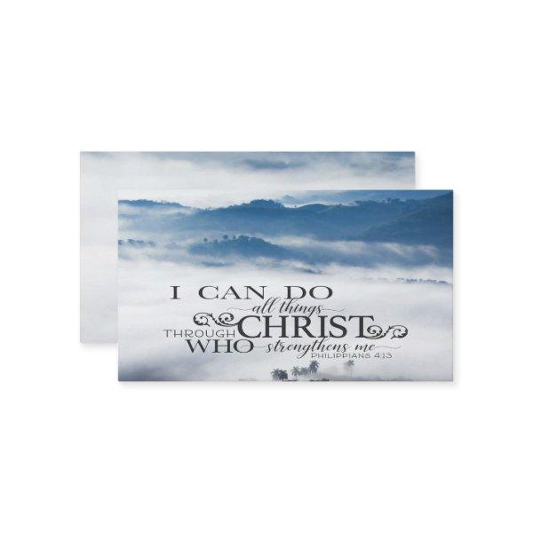 Philippians 4:13 All things through Christ Bible