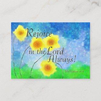 Philippians 4:4 Rejoice in the Lord Always! Bible