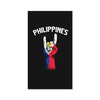 Philippines Rock Hand Filipino Pride Pinoy