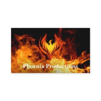 Phoenix Logo | Fire Background
