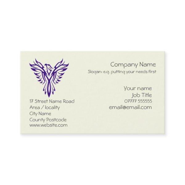 Phoenix Rising from Ashes, Purple and Positive