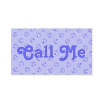 Phones Call Me Card