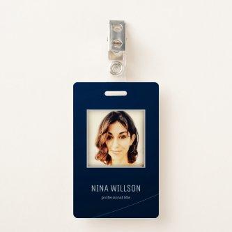 Photo Business ID Badge