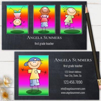 Photo Chalkboard Teacher Custom Illustrations