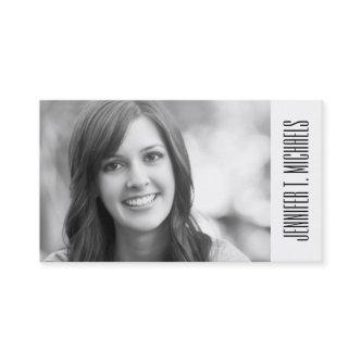 Photo Graduation | Light Blue Sailboat Pattern Calling Card