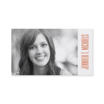 Photo Graduation | Ornamental Pattern Calling Card