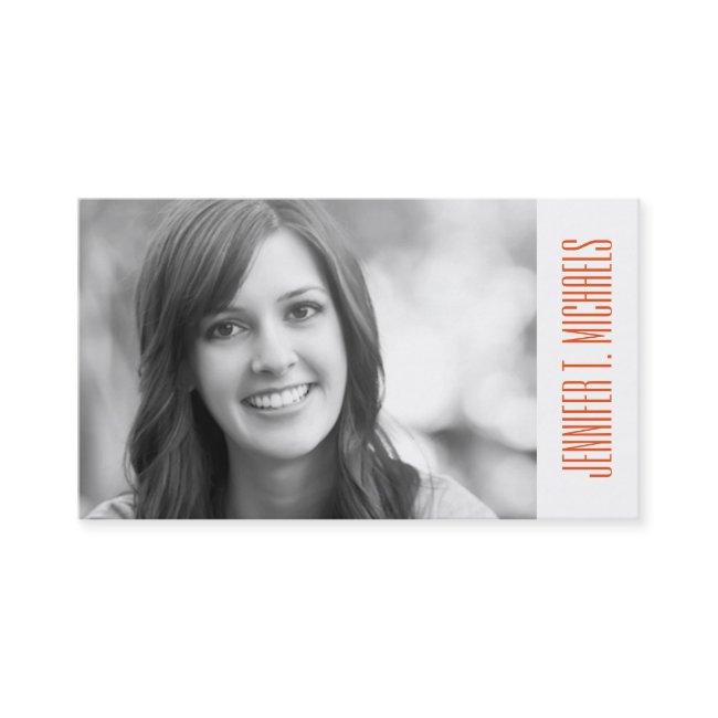 Photo Graduation | Ornamental Pattern Calling Card