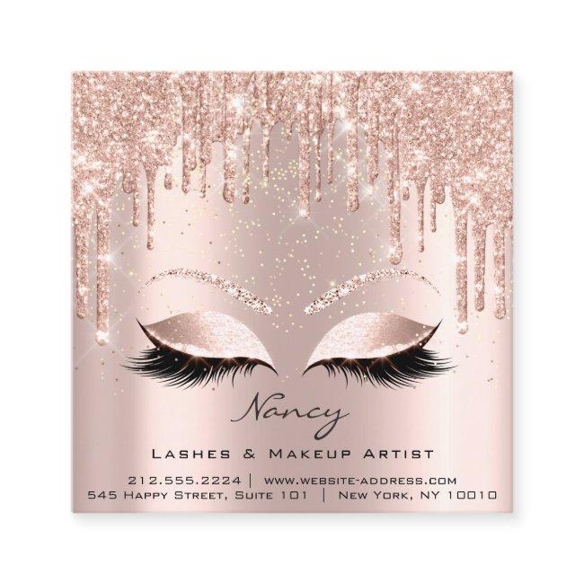 Photo Makeup Artist Eyelashes Brow Rose Gold Vip Square
