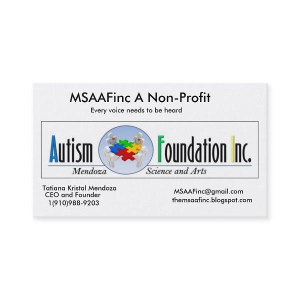 photo, MSAAFinc A Non-Profit, Every voice needs...