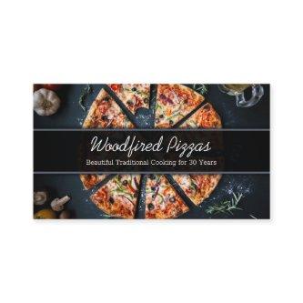 Photo of a Pizza on Slate