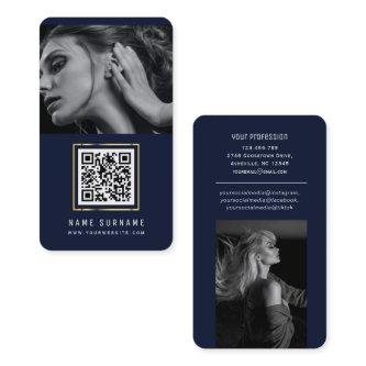 Photo QR code social media modern sophisticated