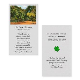 Photo Sympathy Memorial Prayer Card
