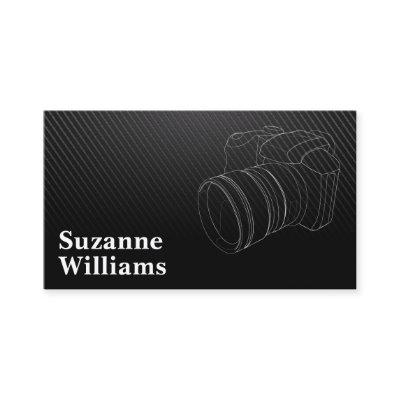 Photographer Camera | Black Carbon Pattern