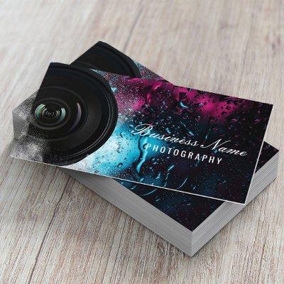 Photographer Camera Rain Bokeh Photography