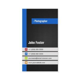 Photographer - Modern Stylish Blue