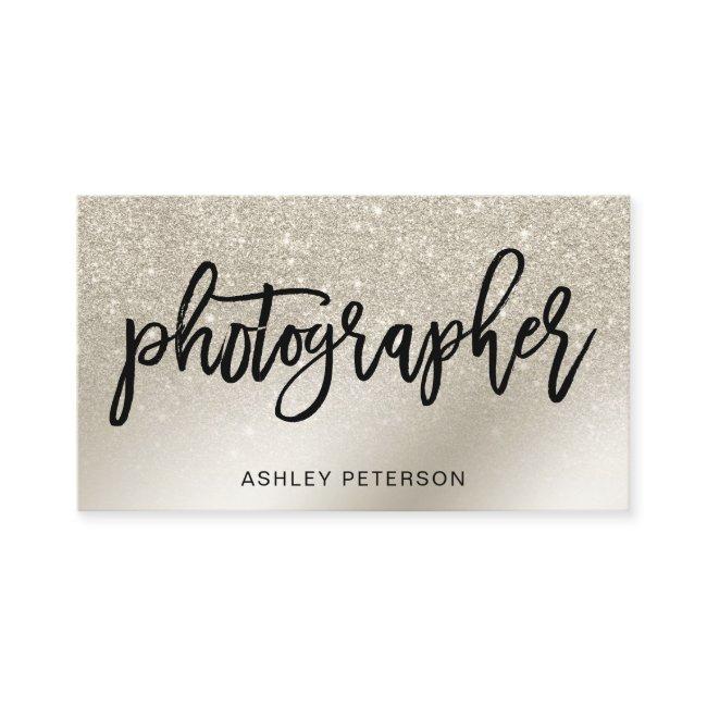 photographer pearl glitter ivory ombre metallic