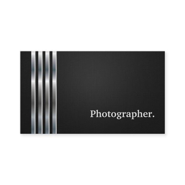 Photographer Professional Black Silver