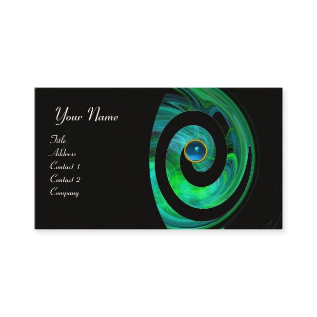 PHOTON SWIRL GEM MONOGRAM black green blue