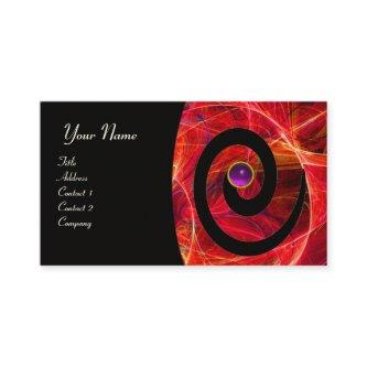 PHOTON SWIRL GEM MONOGRAM black red purple