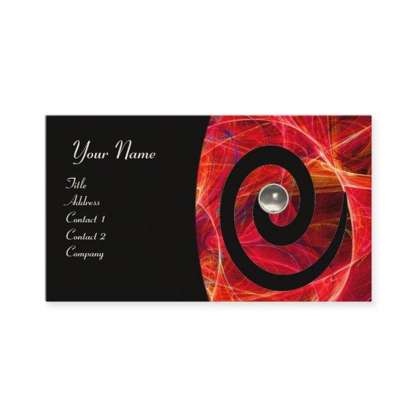 PHOTON SWIRL GEM MONOGRAM black red white