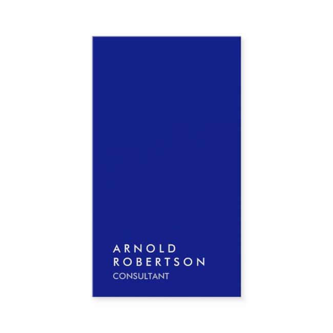 Phthalo Blue Trendy Modern Minimalist Simple