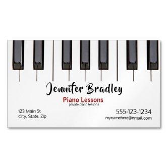 Piano Lesson Business  Magnet