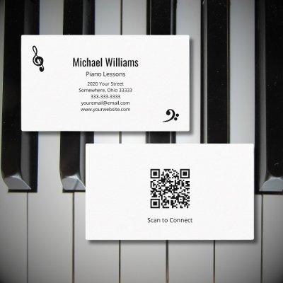 Piano Music Lessions Treble Bass Clef