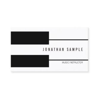 Piano Music Teacher Instructor Creative Modern