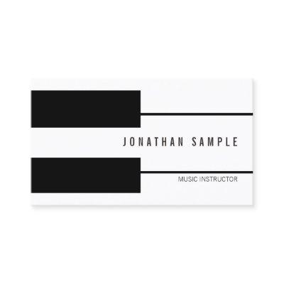 Piano Music Teacher Instructor Creative Modern